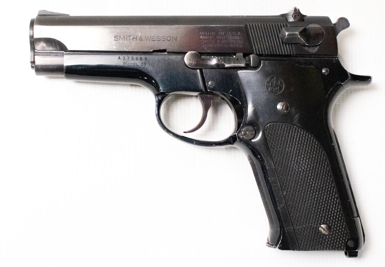 SMITH AND WESSON 59 9mm Used Semi-Auto Pistol with DA/SA Trigger